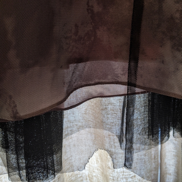 BCBG Maxazria Maggie Mauve Tulle Gown - Picture 7 of 10